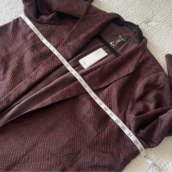 Eileen Fisher Burgundy Blazer NWT - Picture 11 of 15
